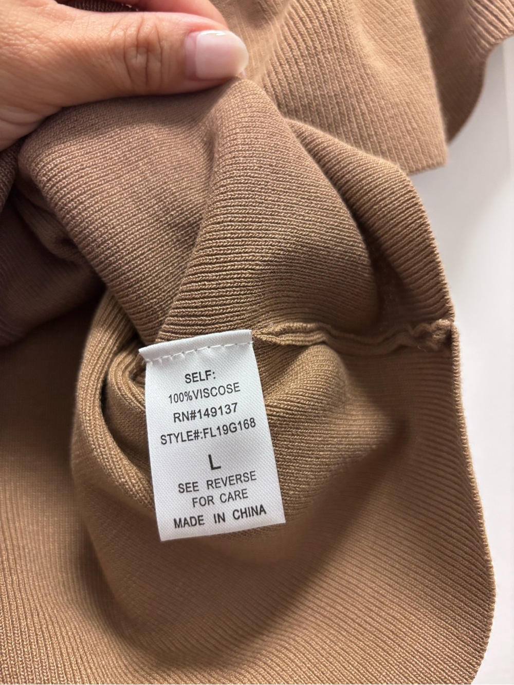 Brown Ruffle Off-Shoulder Crop Top - Picture 6 of 8